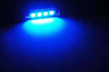 LED-Spollampa Blå