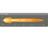 Diagram över Mått LED-extraljus Osram LEDriving® ROUND MX260-CB