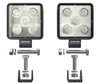 Uppsättning av Fastsättning LED-arbetsljus Strålkastare Osram LEDriving® CUBE VX70-WD