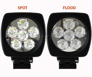 LED-extraljus Fyrkant 60W CREE för 4X4 - Fyrhjuling - SSV Spot VS Flood