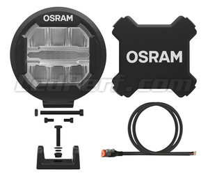 LED-extraljus Osram LEDriving® ROUND MX180-CB med monteringstillbehör