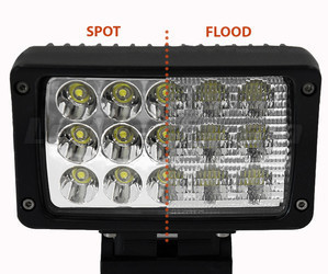 LED-extraljus Rektangulär 45W för 4X4 - Fyrhjuling - SSV Spot VS Flood