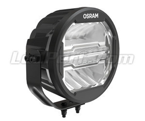 Vy bakifrån av LED-strålkastaren Osram LEDriving® ROUND MX260-CB och flänsarna Kylning.