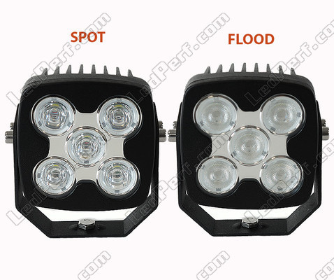 LED-extraljus Fyrkant 50W CREE för 4X4 - Fyrhjuling - SSV Spot VS Flood