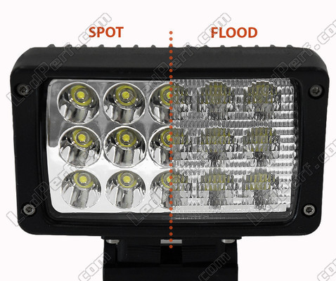 LED-extraljus Rektangulär 45W för 4X4 - Fyrhjuling - SSV Spot VS Flood