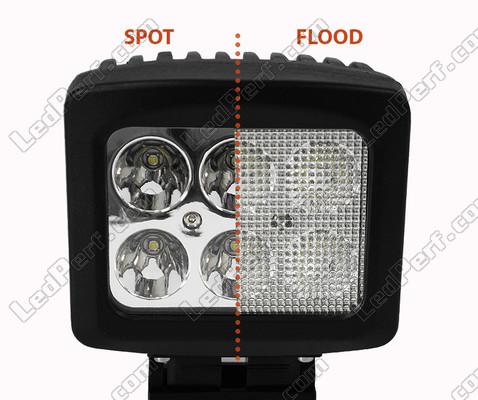 LED-extraljus Rektangulär 60W CREE för 4X4 - Fyrhjuling - SSV Spot VS Flood