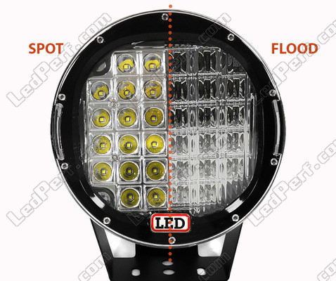 LED-extraljus Rund 160W CREE för 4X4 - Fyrhjuling - SSV Spot VS Flood
