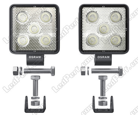 Uppsättning av Fastsättning LED-arbetsljus Strålkastare Osram LEDriving® CUBE VX70-WD