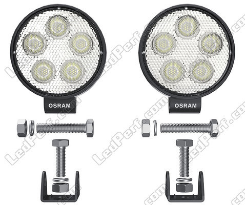 Uppsättning av Fastsättning LED-arbetsljus Strålkastare Osram LEDriving® ROUND VX70-SP