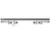 LED-bar Osram LEDriving® LIGHTBAR VX1000-CB SM med monteringstillbehör
