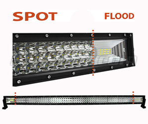 LED-bar böjd Combo 300W 24000 Lumens 1277 mm Spot VS Flood