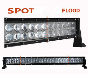 LED-bar CREE Dubbelrad 4D 180W 16200 Lumens för 4X4 - Lastbil - Traktor Spot VS Flood