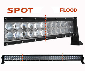 LED-bar CREE Dubbelrad 4D 240W 21600 Lumens för 4X4 - Lastbil - Traktor Spot VS Flood