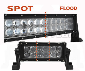 LED-bar CREE Dubbelrad 4D 36W 3300 Lumens för 4X4 - Fyrhjuling - SSV Spot VS Flood