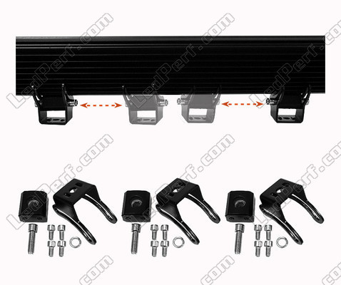 LED-bar CREE Dubbelrad 108W 7600 Lumens för 4X4 - Fyrhjuling - SSV Fastsättning