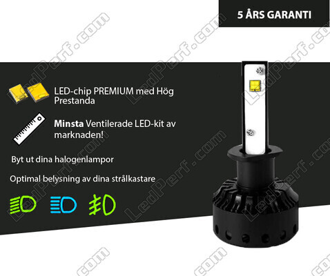 LED H1 LED-lampor med Hög Effekt LED-Kit Hög Prestanda H1 Tuning