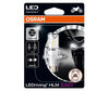 Förpackning framifrån av motorcykellampor H4 LED Osram Easy
