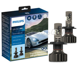 LED-lampor Kit H4 PHILIPS Ultinon Pro9100 +350% 5800K- LUM11342U91X2