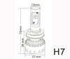 Mini LED H7 LED-lampor med Hög Effekt Tuning