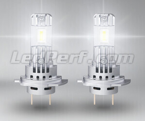 Tända H7 LED-lampor Osram Easy