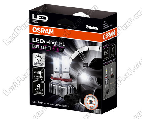 Paket H8 LED-lampor Osram LEDriving Bright 64211DWBRT-2HFB