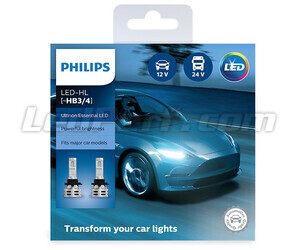 HB3 LED-lampor Kit PHILIPS Ultinon Essential LED - 11005UE2X2
