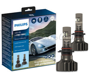 LED-lampor Kit HB3 (9005) PHILIPS Ultinon Pro9100 +350% 5800K- LUM11005U91X2