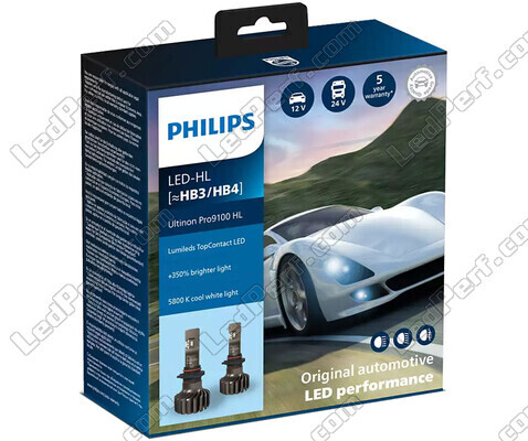 LED-lampor Kit HB4 PHILIPS Ultinon Pro9100 +350% 5800K- LUM11005U91X2
