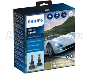 LED-lampor Kit HIR2 PHILIPS Ultinon Pro9100 +350% 5800K- LUM11012U91X2