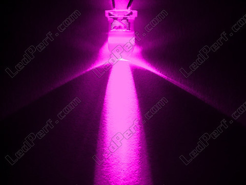 LED 5 mm rosa bil