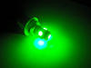 LED-lampa H6W Xtrem BAX9S grön
