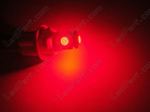 LED-lampa H6W Xtrem BAX9S röd xenon Effekt