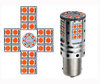 LED-lampa PY21W med Hög Effekt LED-lampor R5W P21W P21 5W PY21W Orange Sockel BAU15S BA15S