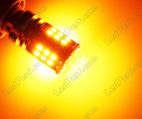 LED-lampa Orange PY21W LED-lampor R5W P21W P21 5W PY21W Orange Sockel BAU15S BA15S
