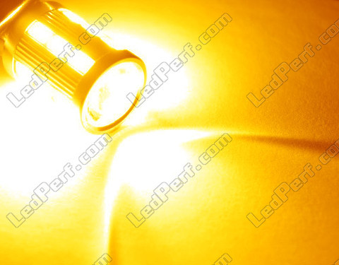 LED P21W Magnifier orange Hög Effekt med förstoringsglas för Blinkers