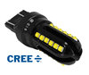 lampa W21/5W LED (T20) Ultimate Ultra kraftfull - 24 LED-chips CREE - Box mot färddatorfel