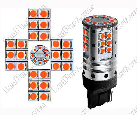 LED-lampa WY21W Orange Sockel T20 LED-lampor i detalj LED-lampor T20 Sockel W21W W21 5W