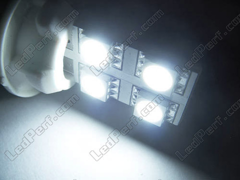 LED-lampa BA9S T4W Rotation vit xenon Effekt