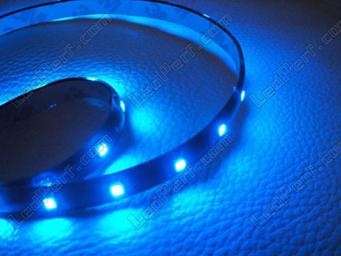 Vattentät blå LED-remsa 90cm