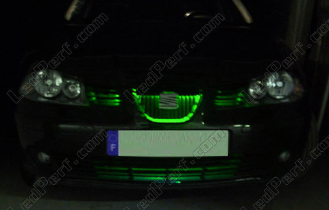 Vattentät grön LED-remsa kylargaller 30cm
