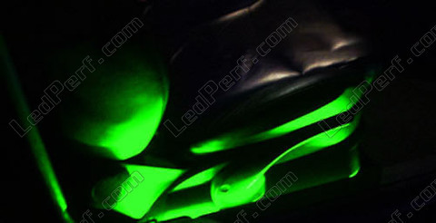 Vattentät grön LED-remsa till säte 30cm