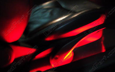 Vattentät röd LED-remsa till säte 30cm