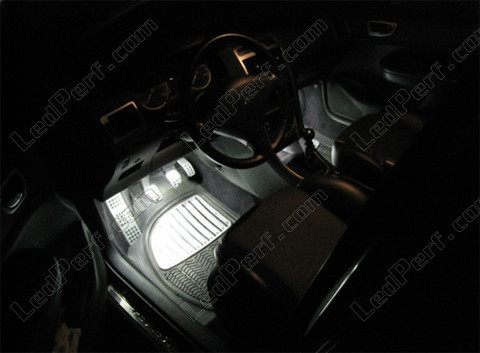 Golv/fötter LED-remsa vit vattentät 30cm Peugeot 307