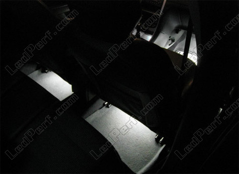 Golv/fötter LED-remsa vit vattentät 30cm Peugeot 307