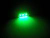 LED-lampa 37mm C5W-box mot färddatorfel - Box mot färddatorfel Grön