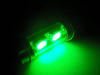 LED-Spollampa takbelysning, bagageutrymme, handskfack, skyltbelysning grön 31mm - C3W