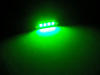 LED-Spollampa takbelysning, bagageutrymme, handskfack, skyltbelysning grön 42 mm - C10W