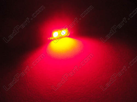 LED-Spollampa takbelysning, bagageutrymme, handskfack, skyltbelysning röd 31mm - C3W