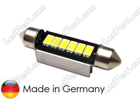LED-lampa 42 mm C10W Tillverkad i Tyskland - 4000K