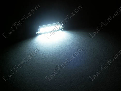 LED-Spollampa krok takbelysning, bagageutrymme, handskfack, skyltbelysning vit 42 mm - C10W